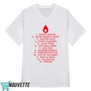 Conan Gray Found Heaven Tracklist Shirt
