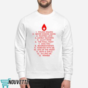 Conan Gray Found Heaven Tracklist Shirt
