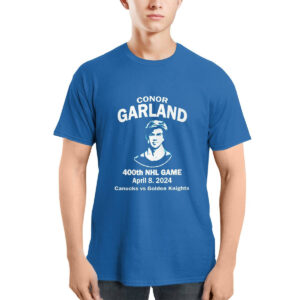 Conor Garland 400Th Game April 8 2024 Shirt Conor Garland 400Th Game April 8 2024 Shirt