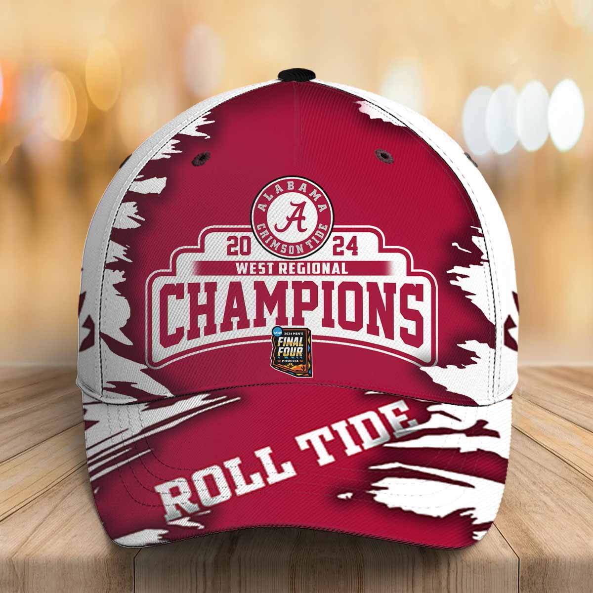 Crimson Tide Roll Tide 2024 Final Four West Regional Champion Hat Crimson Tide Roll Tide 2024 Final Four West Regional Champion Hat