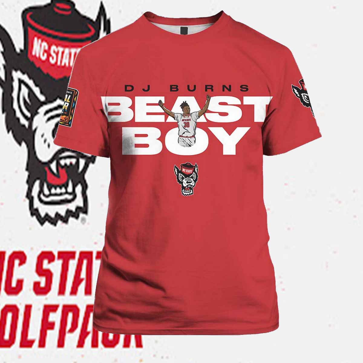 DJ Burns NC State 2024 Men’s Basketball Tournament March Madness Final Four Shirt DJ Burns NC State 2024 Mens Basketball Tournament March Madness Final Four Shirt