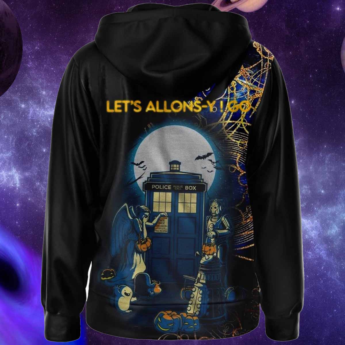Doctor Who Lets Allons Y Go Hoodie Doctor Who Lets Allons Y Go Hoodie