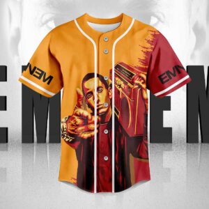 Eminem Yesterday Is Over Just Gonna Stand There And Watch You Lie Baseball Jersey Eminem Yesterday Is Over Just Gonna Stand There And Watch You Lie Baseball Jersey