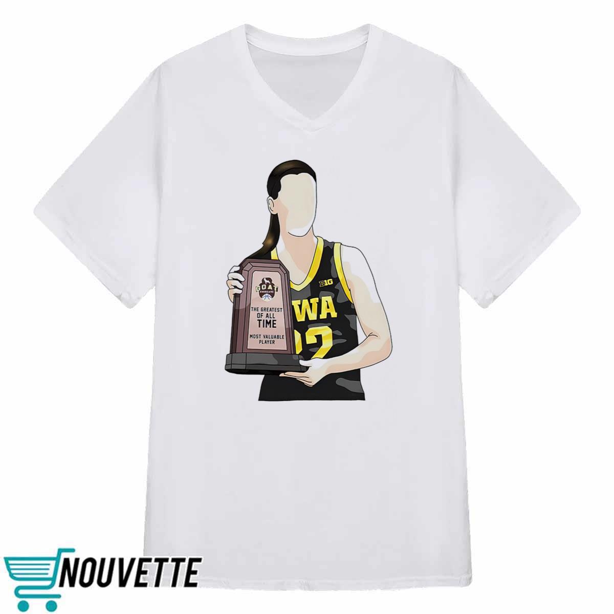 Caitlin Clark GOAT Award Winner Shirt Caitlin Clark GOAT Award Winner Shirt