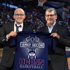 God First Family Second Then Uconn Basketball Shirt
