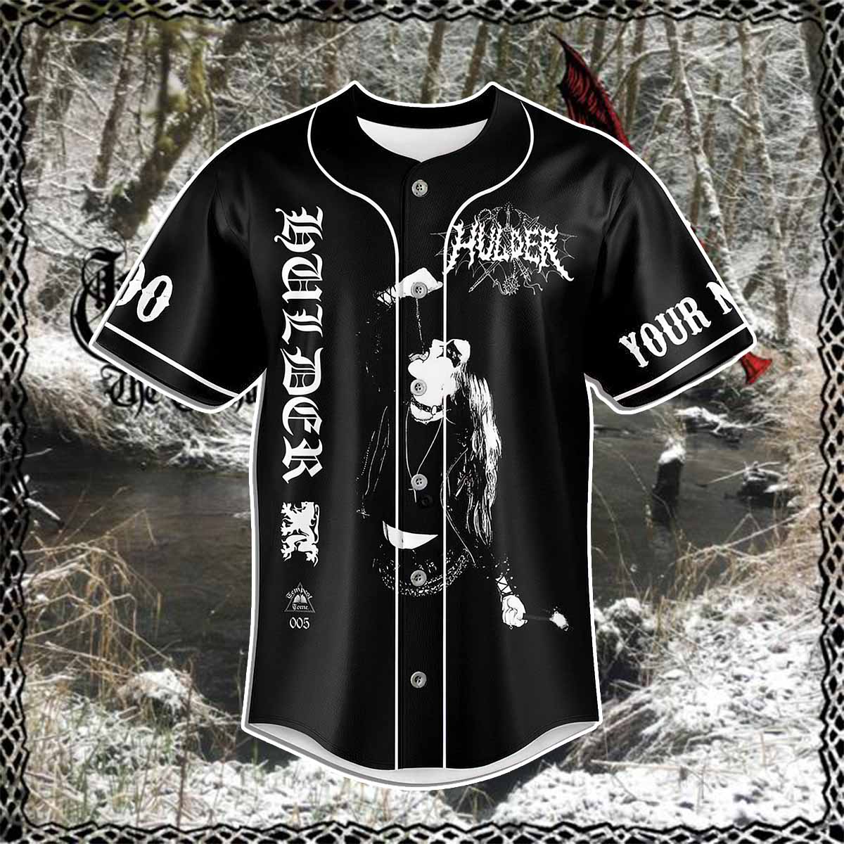 Hulder Custom Baseball Jersey Hulder Custom Baseball Jersey