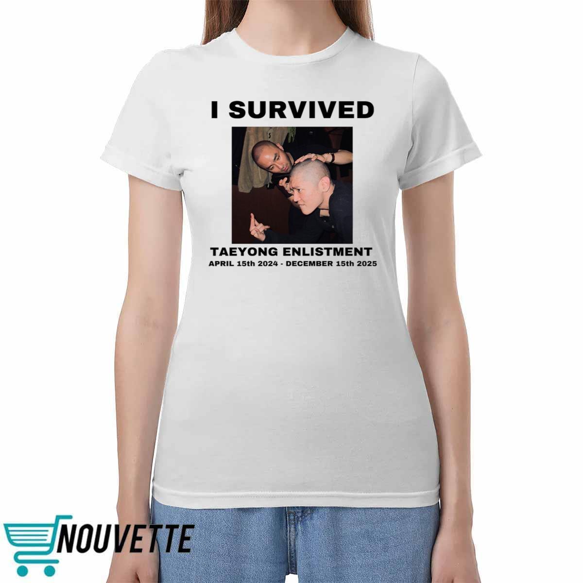 I Survived Taeyong Enlistment Shirt I Survived Taeyong Enlistment Shirt