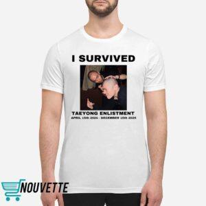 I Survived Taeyong Enlistment Shirt 1 I Survived Taeyong Enlistment Shirt