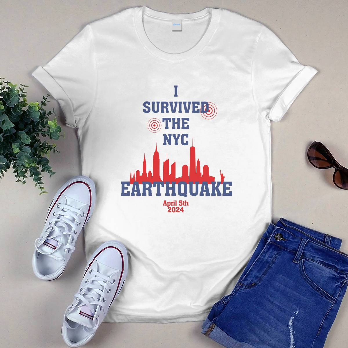 I Survived The NYC Earthquake April 5th 2024 Shirt I Survived The NYC Earthquake April 5th 2024 Shirt