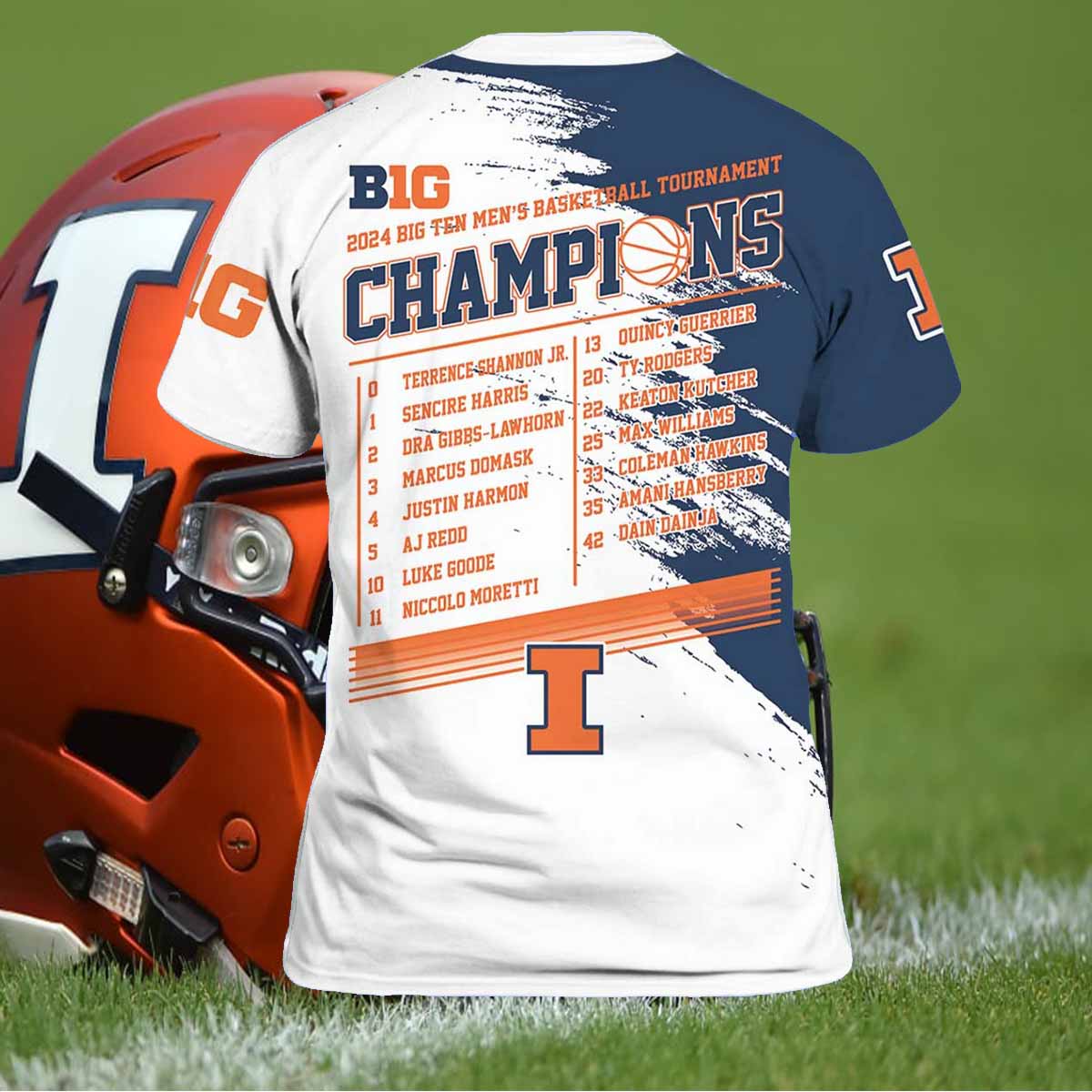 Illinois Big Ten Mens Tournament Champions Shirt Illinois Big Ten Mens Tournament Champions Shirt