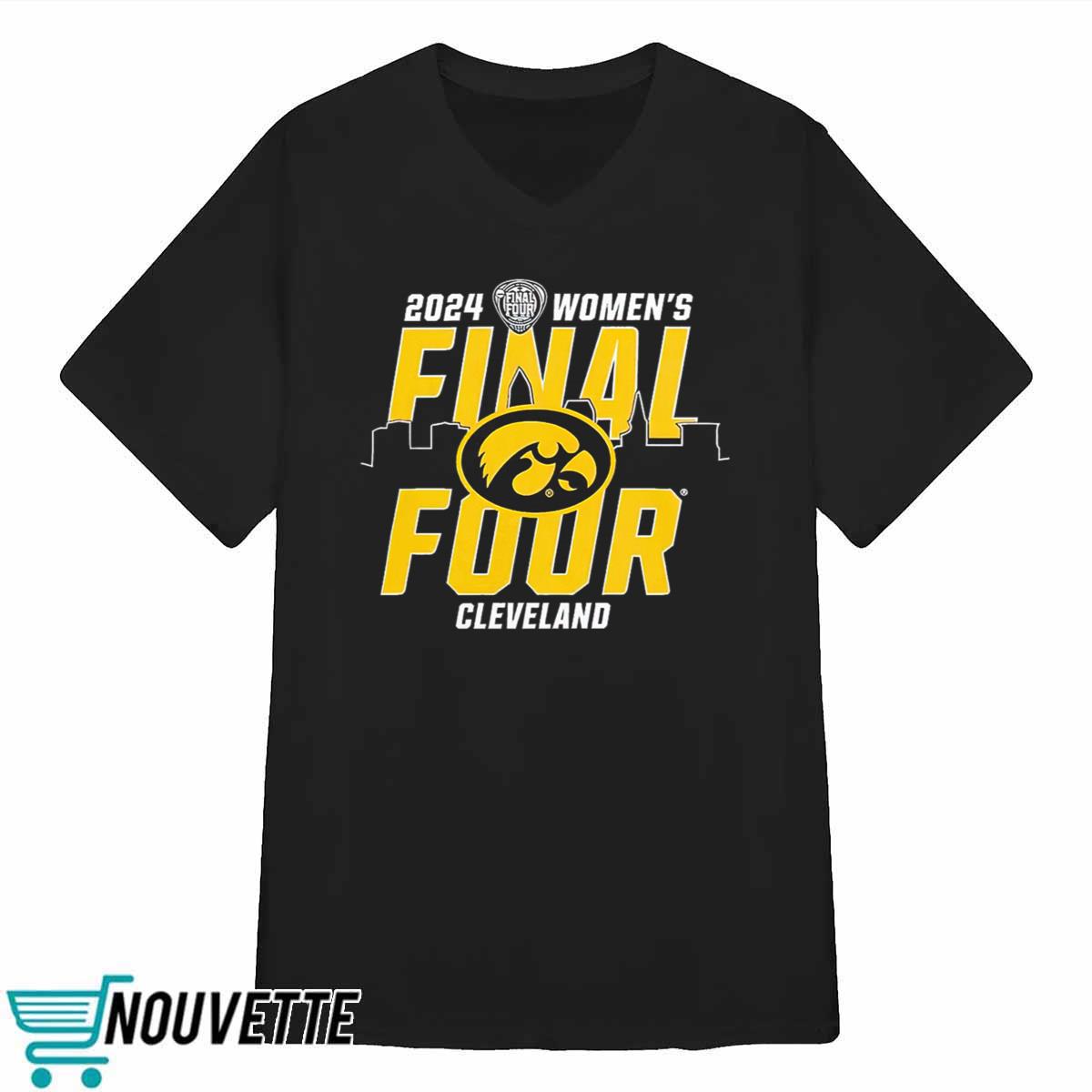 Iowa Hawkeyes Womens Basketball 2024 Final Four Skyline Shirt Iowa Hawkeyes Womens Basketball 2024 Final Four Skyline Shirt