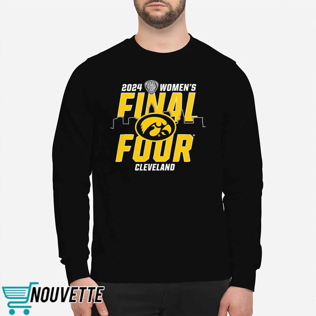 Iowa Hawkeyes Womens Basketball 2024 Final Four Skyline Shirt Iowa Hawkeyes Womens Basketball 2024 Final Four Skyline Shirt