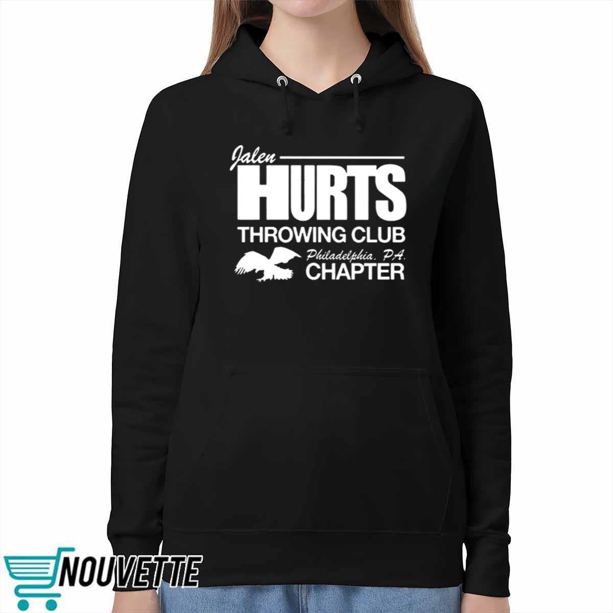 Jalen Hurts Throwing Club Chapter Shirt Jalen Hurts Throwing Club Chapter Shirt