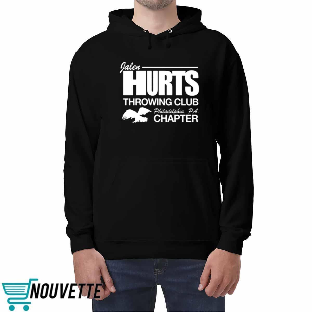Jalen Hurts Throwing Club Chapter Shirt Jalen Hurts Throwing Club Chapter Shirt