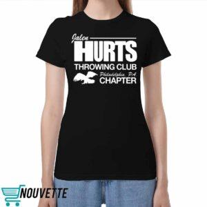 Jalen Hurts Throwing Club Chapter Shirt Jalen Hurts Throwing Club Chapter Shirt