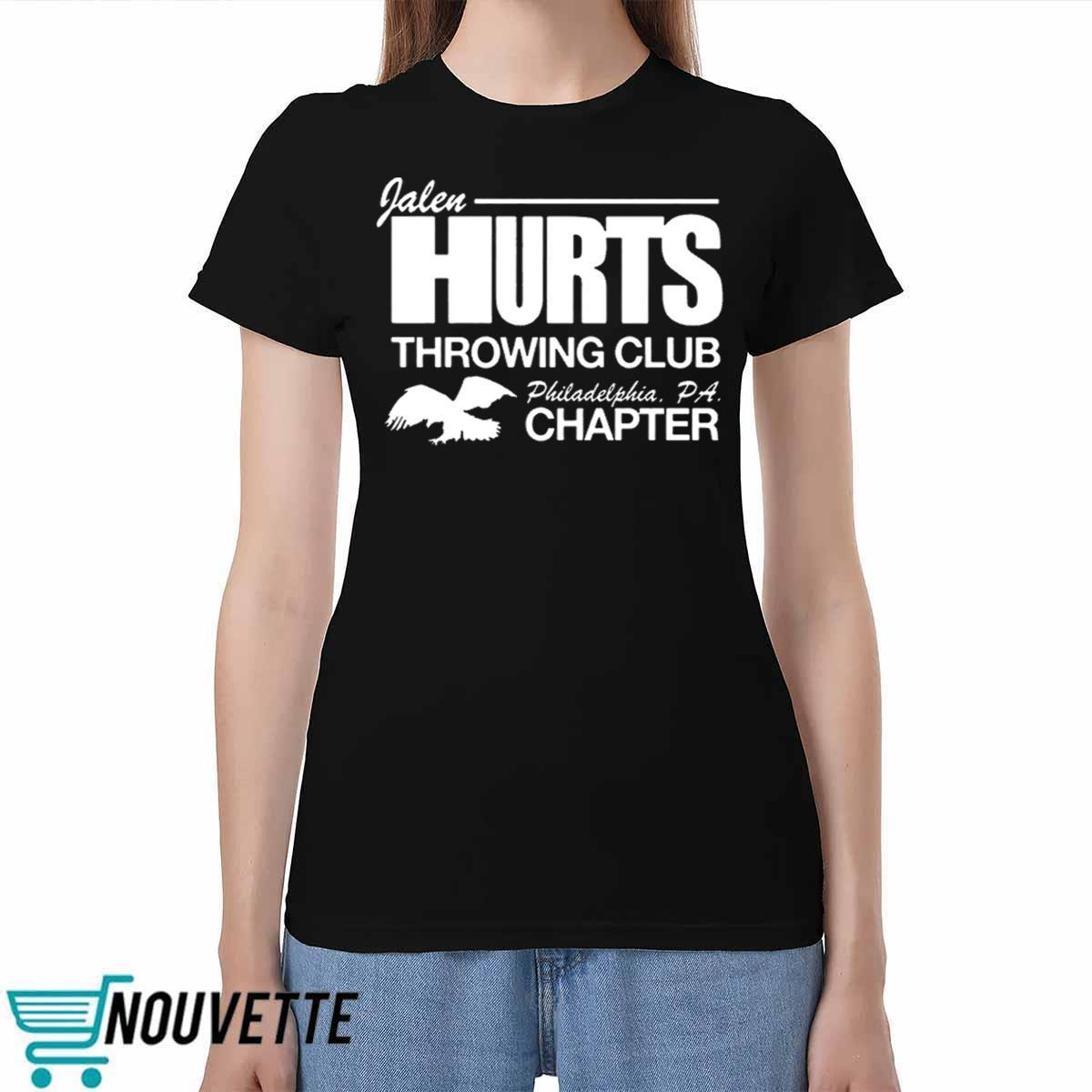 Jalen Hurts Throwing Club Chapter Shirt 3 6 Jalen Hurts Throwing Club Chapter Shirt