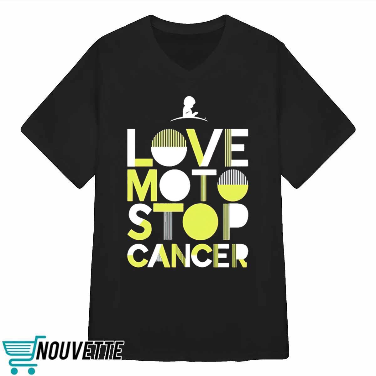 Ryan Dungey Love Moto Stop Cancer Shirt Ryan Dungey Love Moto Stop Cancer Shirt