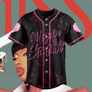 Megan Thee Stallion Sweetest Pie Baseball Jersey Megan Thee Stallion Sweetest Pie Baseball Jersey