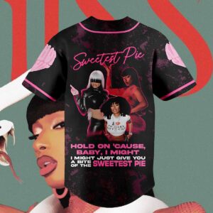 Megan Thee Stallion Sweetest Pie Baseball Jersey1