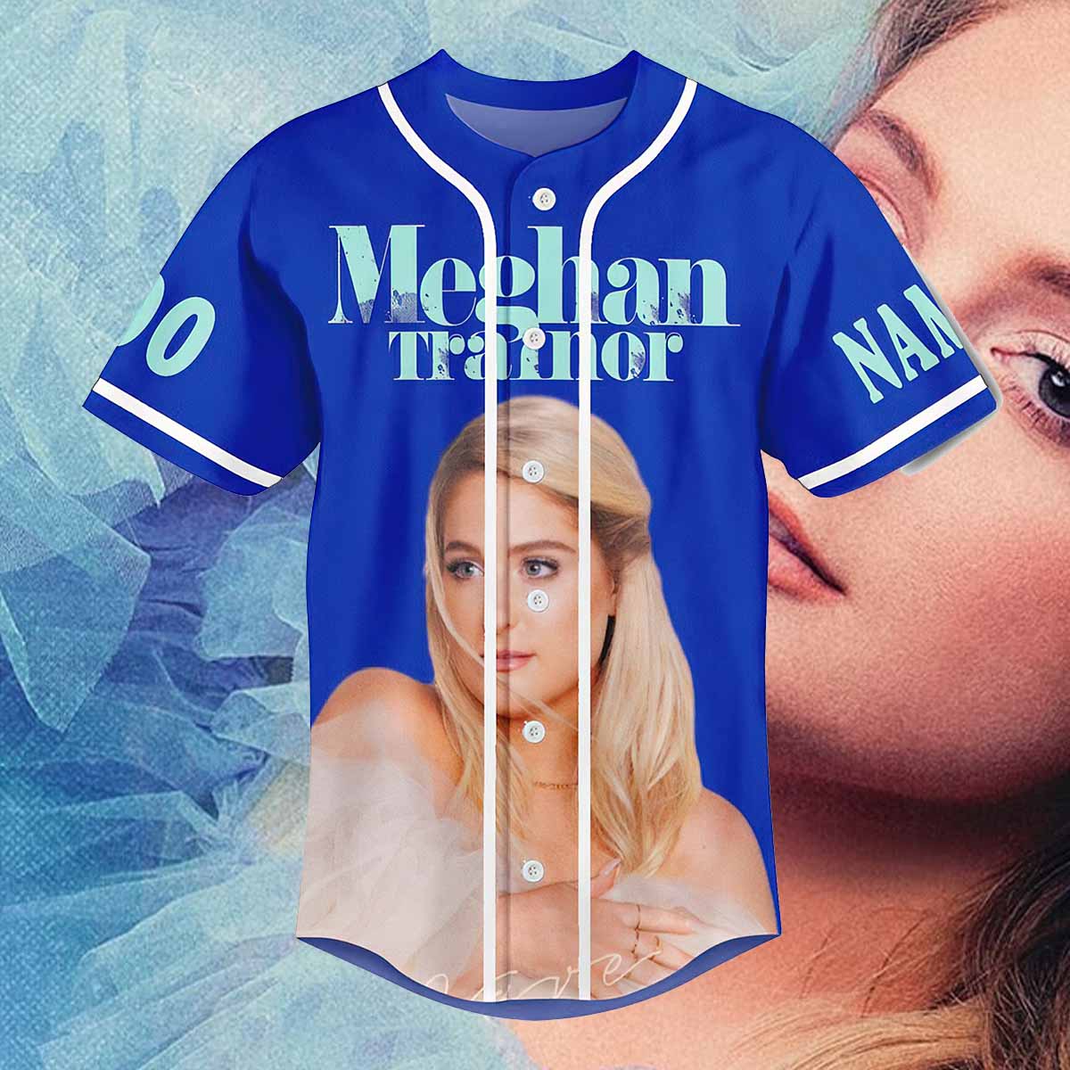 Meghan Trainor Bet I Made You Look Custom Baseball Jersey