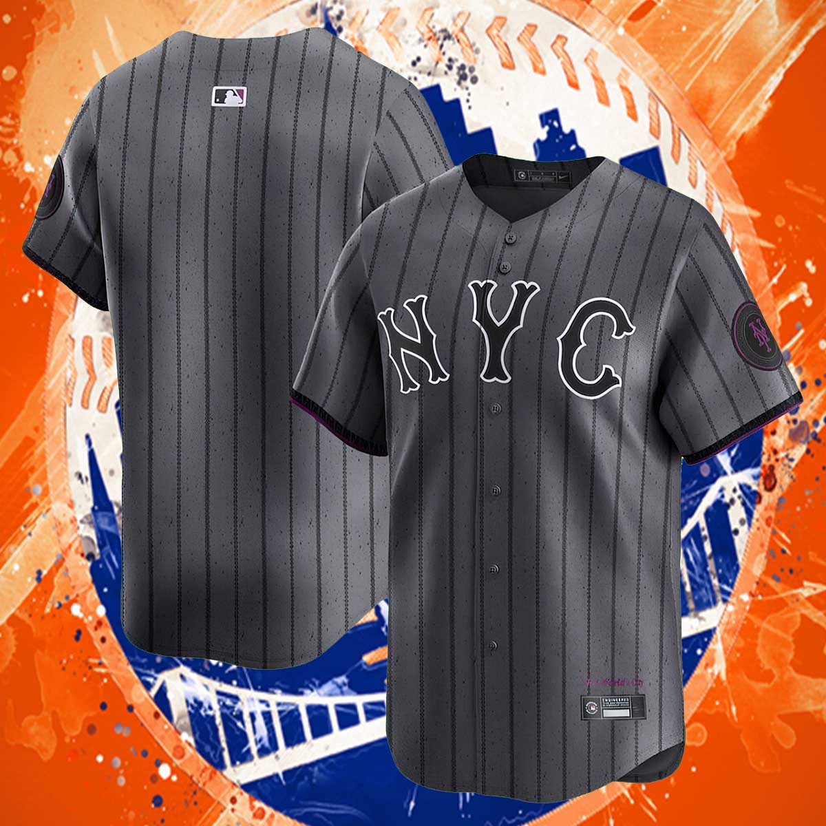 NY Mets 2024 City Connect Baseball Jersey NY Mets 2024 City Connect Baseball Jersey