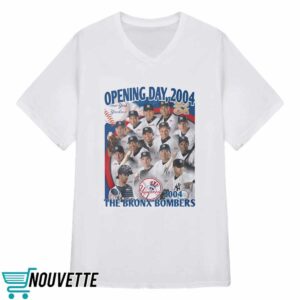 NY Yankees Opening Day 2004 The Bronx Bombers Shirt