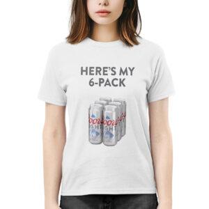 Patrick Mahomes Coors Light Heres My 6-Pack Shirt Patrick Mahomes Coors Light Heres My 6-Pack Shirt