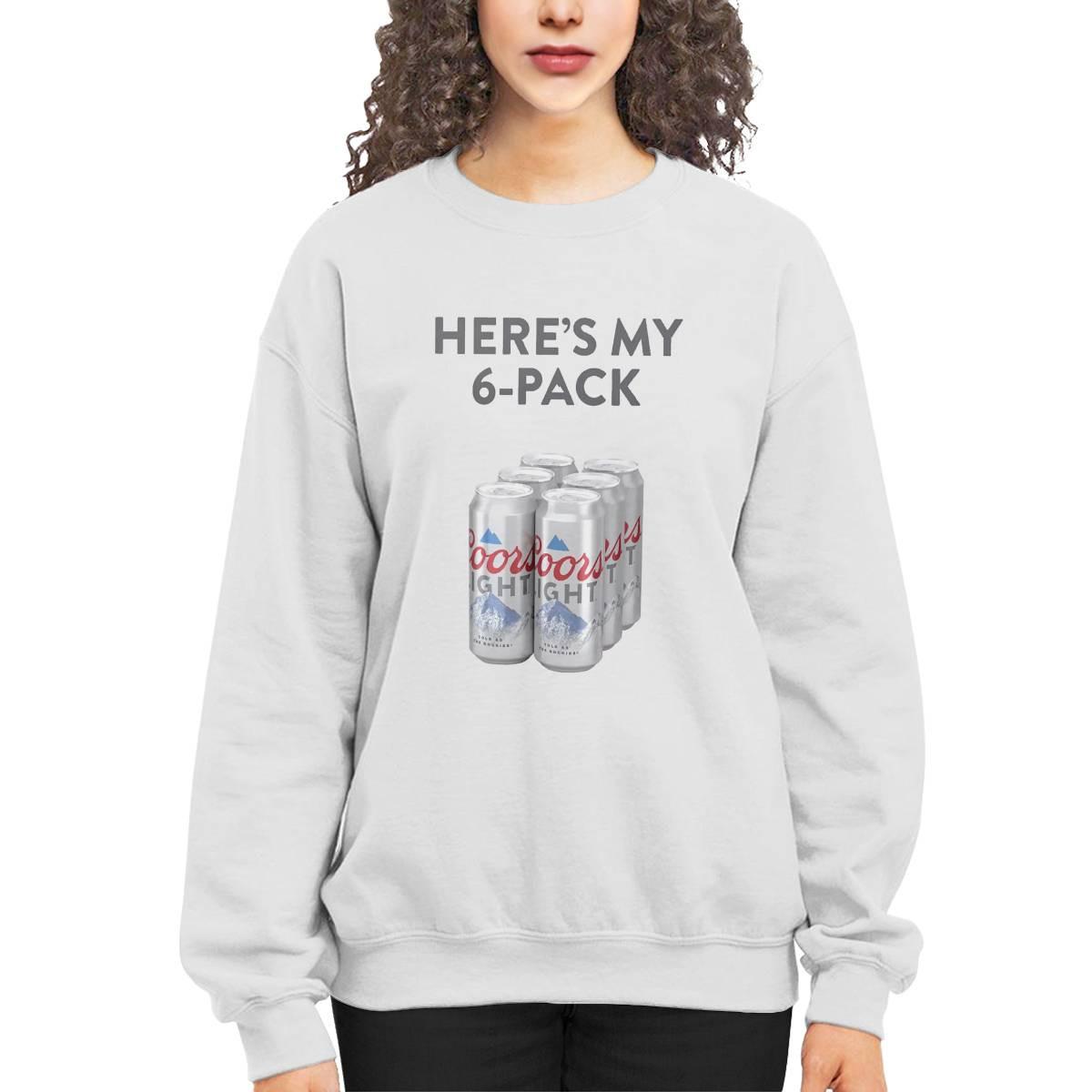 Patrick Mahomes Coors Light Heres My 6-Pack Shirt Patrick Mahomes Coors Light Heres My 6-Pack Shirt
