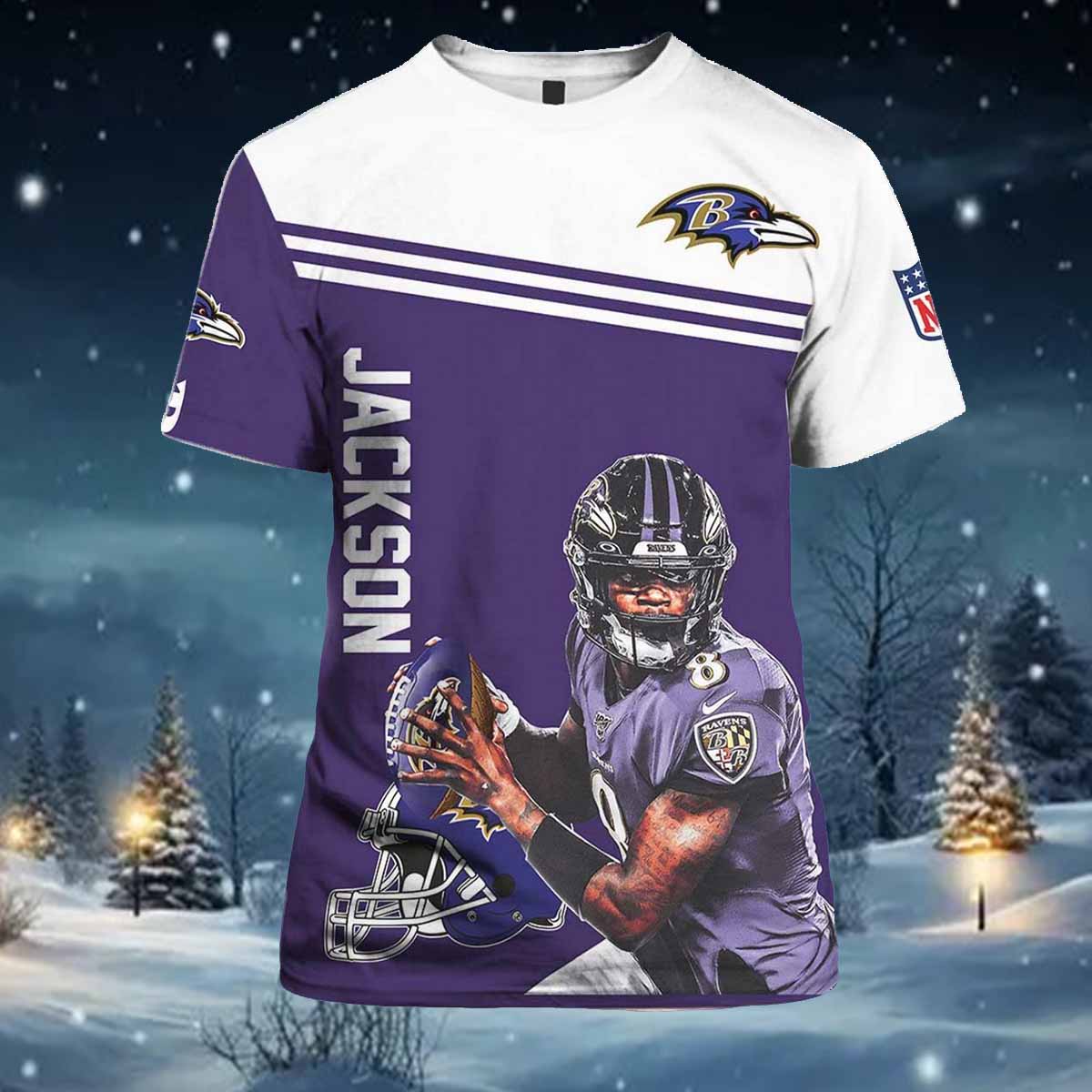 Ravens And Lamar Jackson No 8 Hoodie Ravens And Lamar Jackson No 8 Hoodie