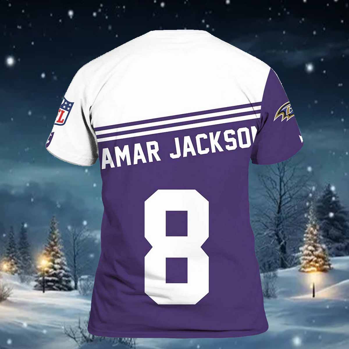 Ravens And Lamar Jackson No 8 Hoodie Ravens And Lamar Jackson No 8 Hoodie