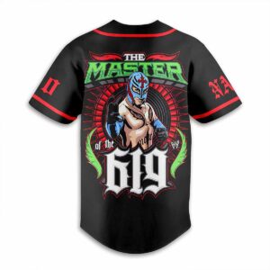 Rey Mysterio The Master Of The 619 Custom Baseball Jersey