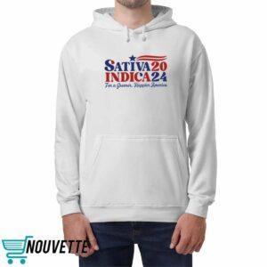 Sativa Indica 2024 For A Greener Happier America Shirt