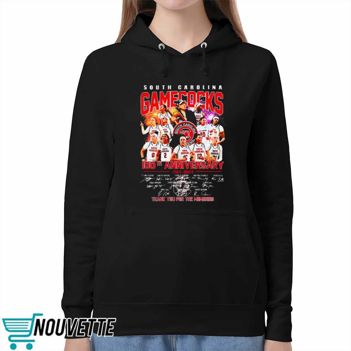 South Carolina Gamecocks 100th Anniversary 1924 2024 Thank You For The Memories Signatures Shirt South Carolina Gamecocks 100th Anniversary 1924 2024 Thank You For The Memories Signatures Shirt