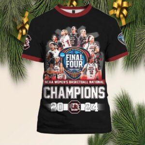 South Carolina Gamecocks Women's Basketball National Champions 2024 Shirt