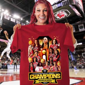 South Carolina Gamecocks Womens Basketball Tournament Champions 2024 Shirt