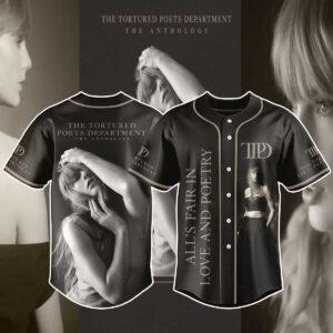 Taylor Alls Fair In Love And Poetry Baseball Jersey