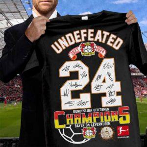 Undefeated 2024 Bundesliga Deutsher Champions Shirt Undefeated 2024 Bundesliga Deutsher Champions Shirt