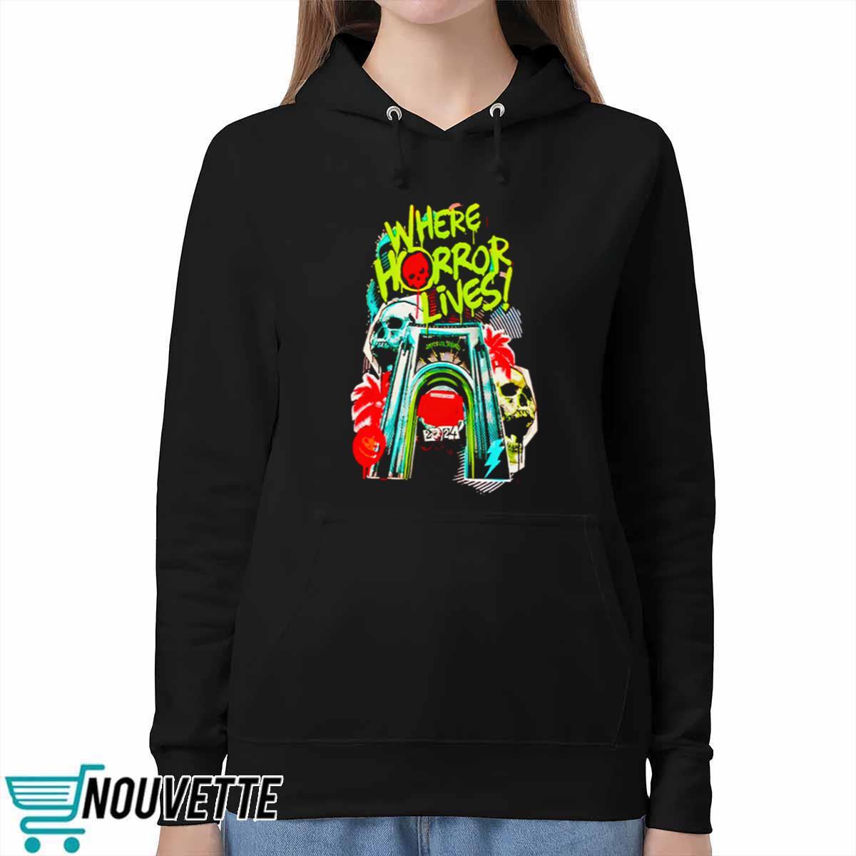 Where Horror Lives Halloween Horror Nights 2024 Shirt Where Horror Lives Halloween Horror Nights 2024 Shirt
