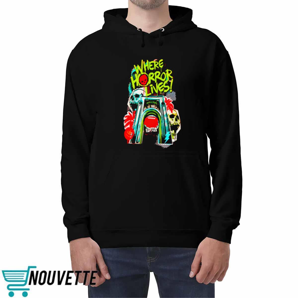 Where Horror Lives Halloween Horror Nights 2024 Shirt Where Horror Lives Halloween Horror Nights 2024 Shirt