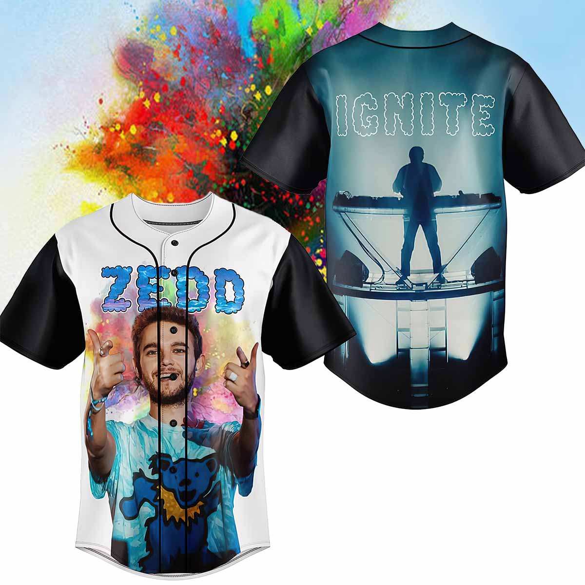 Zedd Ignite Baseball Jersey Zedd Ignite Baseball Jersey
