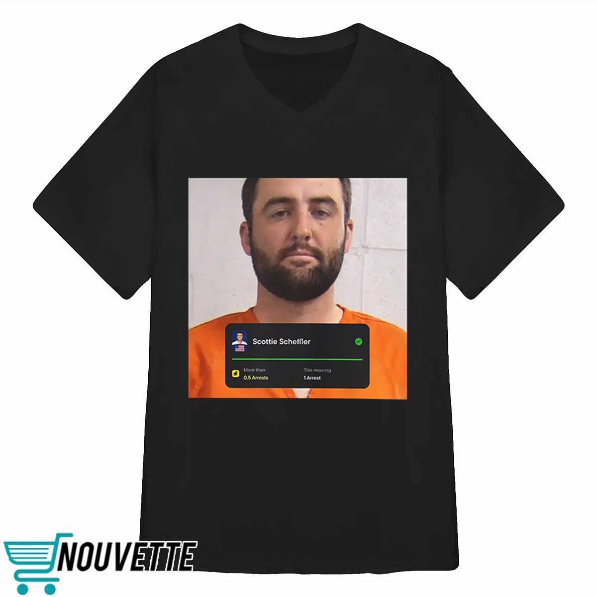 Arrest Funny Scottie Scheffler Mug Shot Shirt Arrest Funny Scottie Scheffler Mug Shot Shirt
