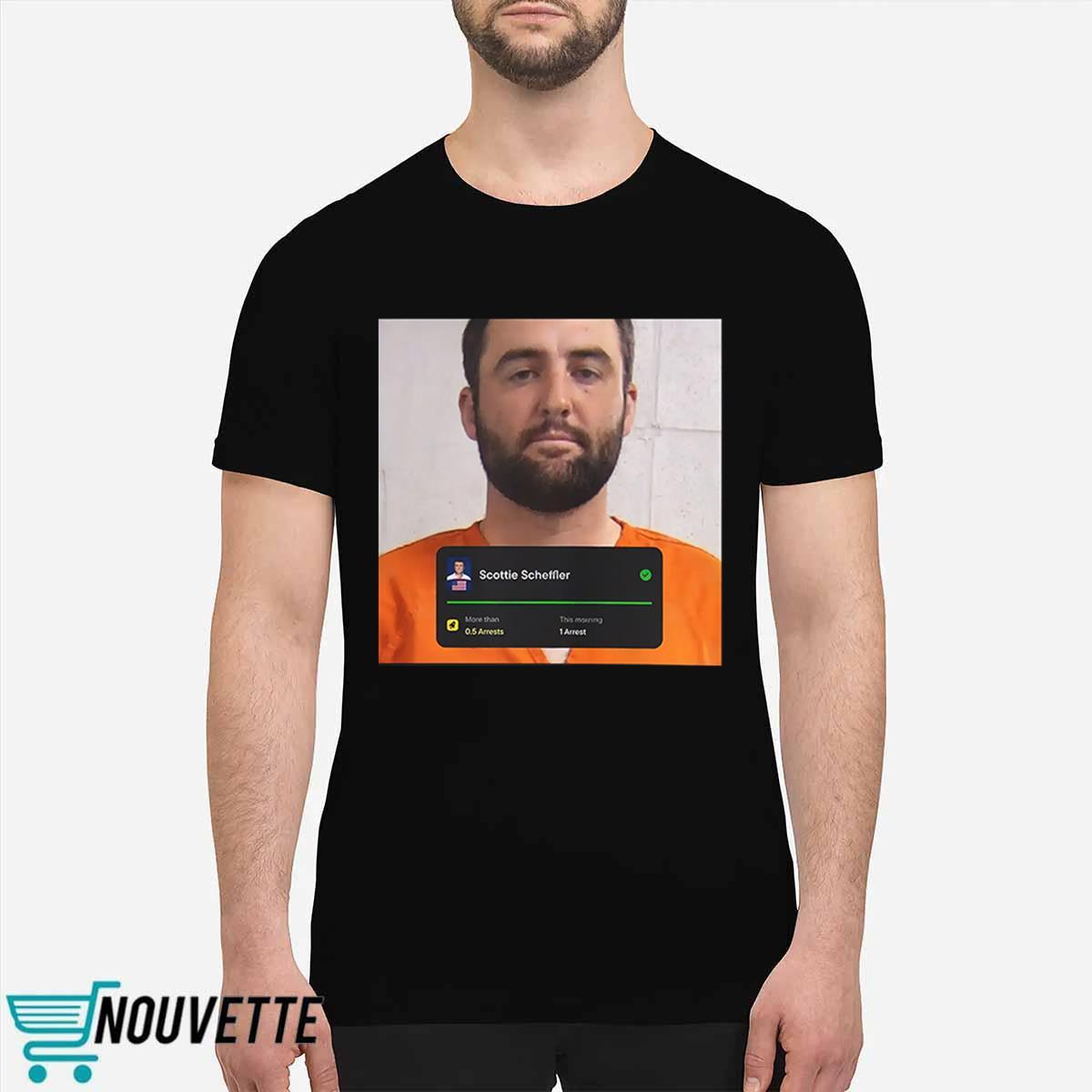Arrest Funny Scottie Scheffler Mug Shot Shirt Arrest Funny Scottie Scheffler Mug Shot Shirt