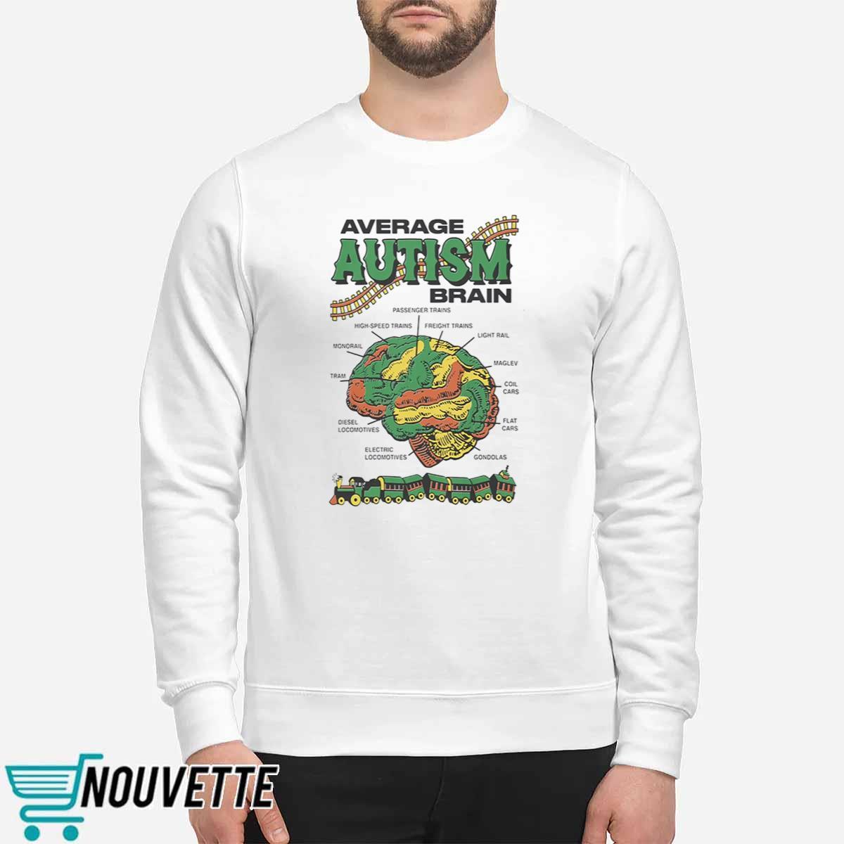 Average Autism Brain Shirt Average Autism Brain Shirt