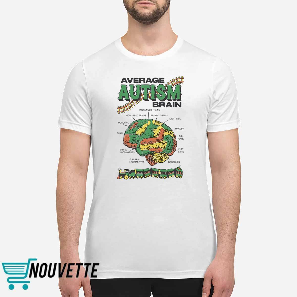 Average Autism Brain Shirt Average Autism Brain Shirt