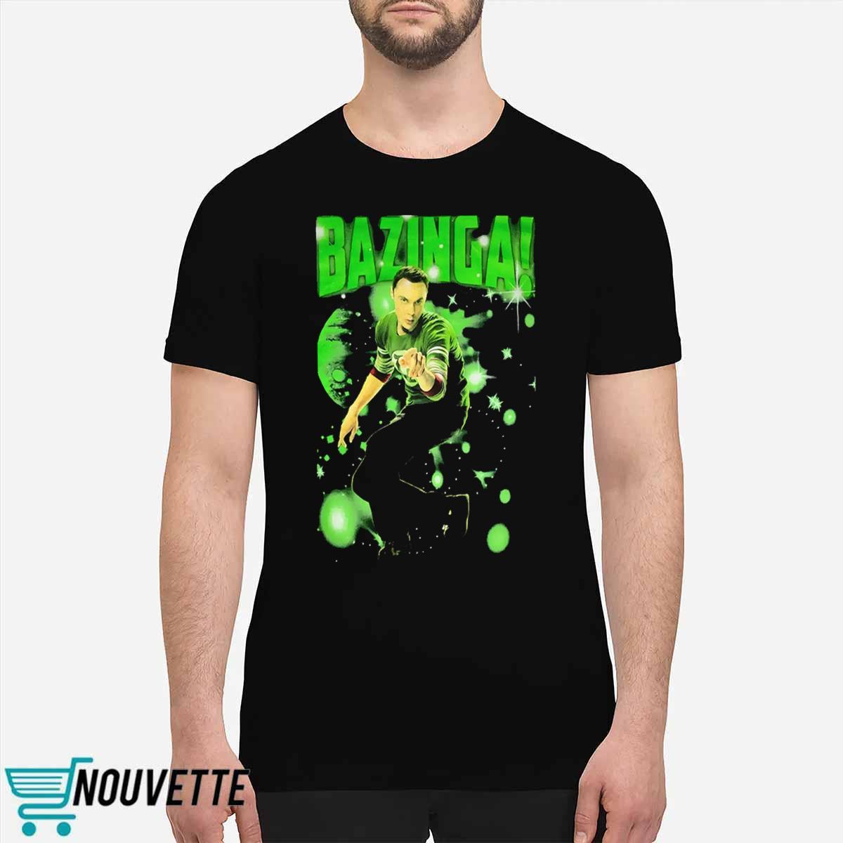 Big Bang Theory Sheldon Stars Bazinga Shirt Big Bang Theory Sheldon Stars Bazinga Shirt