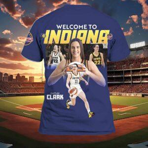 Caitlin Clark 22 Welcome To Indiana Shirt 1 Caitlin Clark 22 Welcome To Indiana Shirt