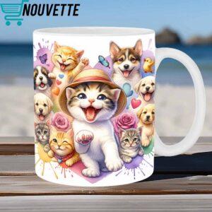 Dogs Cats Puppies Kittens Mug Wrap