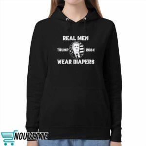 Donald Trump 2024 Real Men Wear Diapers Shirt
