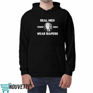 Donald Trump 2024 Real Men Wear Diapers Shirt