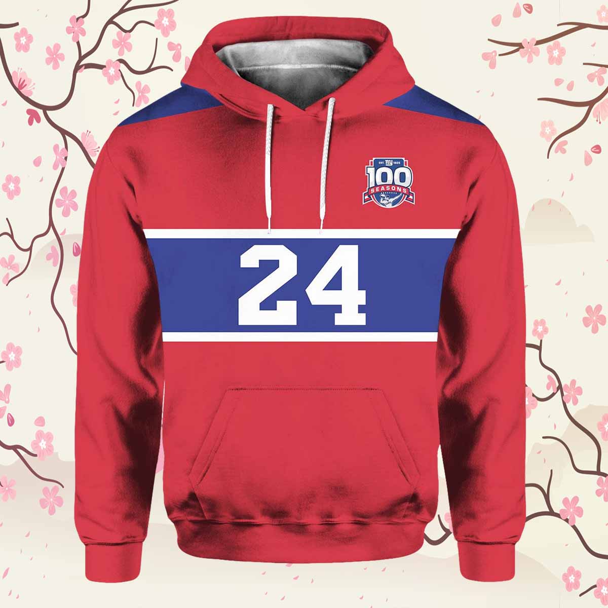 Giants Unveil Century Red Throwback Hoodie Giants Unveil Century Red Throwback Hoodie